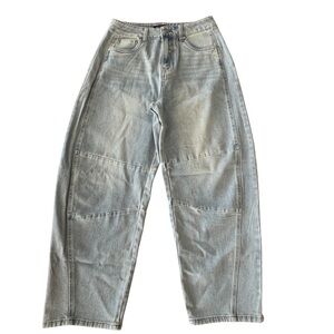 BCBGeneration High-rise Barrel Jeans 1/25